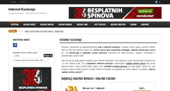Desktop Screenshot of internetkockanje.com